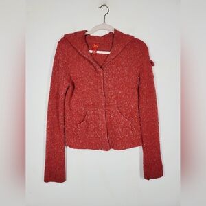 TILT Red Cardigan Jacket for Women, Size Large